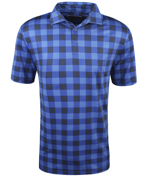 Etonic Golf Plaid Print Polo - Image 1